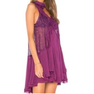 Free People purple swing dress Size M